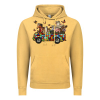 Vintage Mustard farm animals autism Vintage Hoodie - RacoonDesign