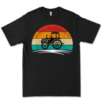 Black vintage tractor Premium Tee - artisFamous