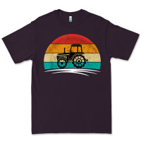 Plum vintage tractor Premium Tee - artisFamous