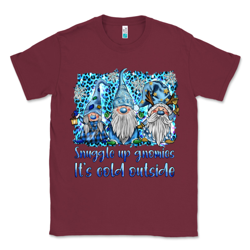 Snuggle Up Gnomies It's Coll Outside Classic Tee by BarkalooDesign | Teevron