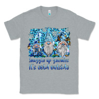 Heather Grey snuggle up gnomies it's coll outside Classic Tee - BarkalooDesign