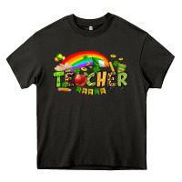 Asphalt St. Patrick's Day Teacher Heavy Core Tee - OliviaCreatesArt