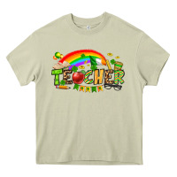Mossy St. Patrick's Day Teacher Heavy Core Tee - OliviaCreatesArt