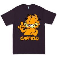 Plum Funny Garfild new vector design Premium Tee - artisFamous