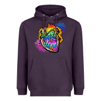 Plum love is love pride Heavyweight Hoodie - Jasminsmagicworld