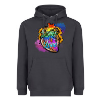 Smoke love is love pride Heavyweight Hoodie - Jasminsmagicworld