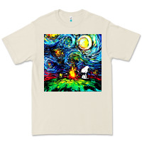 Bone starry night print van gogh parody Premium Tee - artisFamous