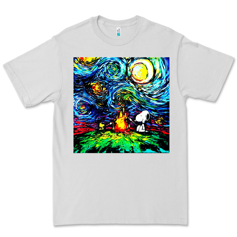 Starry Night Print Van Gogh Parody Premium Tee by artisFamous | Teevron