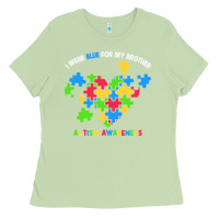 Matcha Wear Blue For My Brother Autism Ladies Tee - CowhideDigitalArt