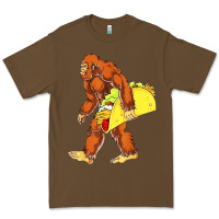 Cacao bigfoot carrying taco Premium Tee - artisFamous