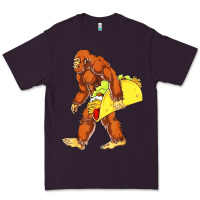 Plum bigfoot carrying taco Premium Tee - artisFamous
