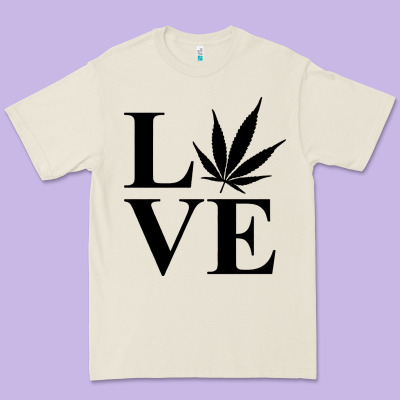 Love Weed 420 Premium Tee Designed By Artisfamous