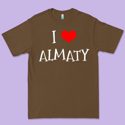 I Love Almaty City Premium Tee Designed By Artisfamous