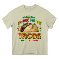 Mossy I'm here for the tacos Heavy Core Tee - FaDigitalArtStudio