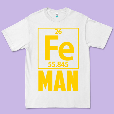 Fe Man Funny Superhero For Halloween Premium Tee Designed By Artisfamous