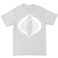 Dove Grey vintage cobra symbol Premium Tee - artisFamous