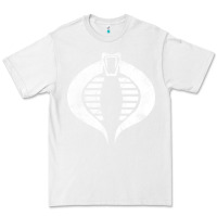 White vintage cobra symbol Premium Tee - artisFamous
