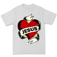 Dove Grey jesus love Premium Tee - artisFamous