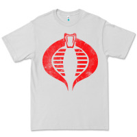 Dove Grey vintage cobra symbol Premium Tee - artisFamous