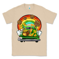 Mushroom St. Patrick's Day truck Classic Tee - OliviaCreatesArt