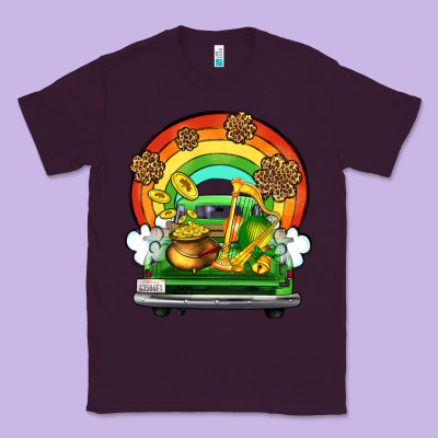 St. Patrick's Day Truck Classic Tee Designed By Oliviacreatesart