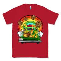 Red St. Patrick's Day truck Classic Tee - OliviaCreatesArt