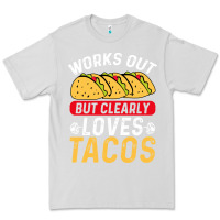 Dove Grey tacos work out gym gift classic Premium Tee - artisFamous