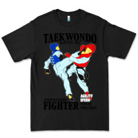 Black taekwondo sport art Premium Tee - artisFamous