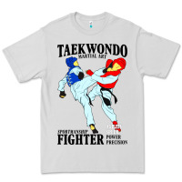 Dove Grey taekwondo sport art Premium Tee - artisFamous
