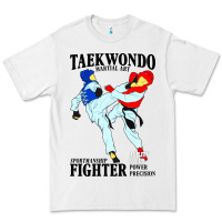 White taekwondo sport art Premium Tee - artisFamous