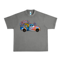 Tornado USA 4th of July Sunflower Truck Urban Heavy Tee - Jasminsmagicworld