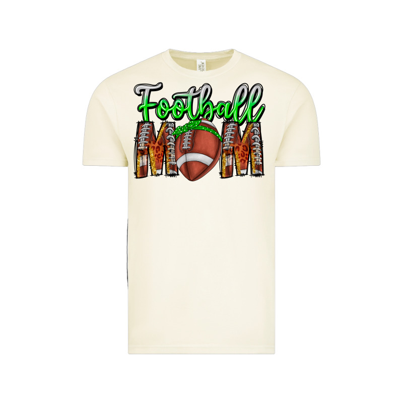 Football Mom Vintage Tee by CowhideDigitalArt | Teevron