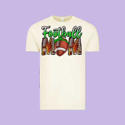 Football Mom Vintage Tee Designed By Cowhidedigitalart