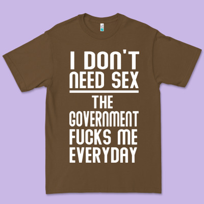 The Government Fucks Me Everyday Premium Tee Designed By Artisfamous
