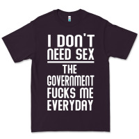 Plum the government fucks me everyday Premium Tee - artisFamous