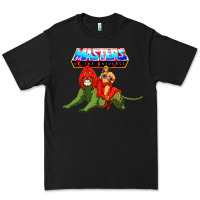 Black he man and battle cat Premium Tee - artisFamous