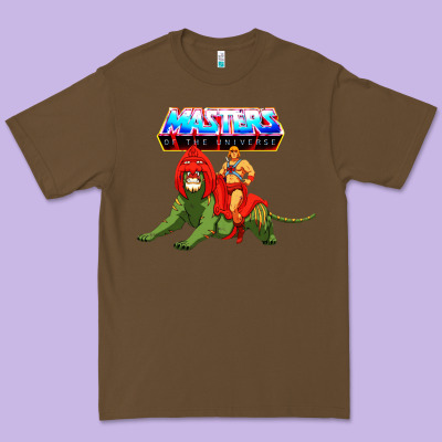 He Man And Battle Cat Premium Tee Designed By Artisfamous