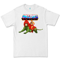 White he man and battle cat Premium Tee - artisFamous