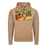 Vintage Coffee feed me street food and tell me im pretty Vintage Hoodie - RacoonDesign