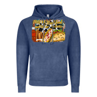 Vintage Denim feed me street food and tell me im pretty Vintage Hoodie - RacoonDesign