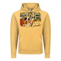 Vintage Mustard feed me street food and tell me im pretty Vintage Hoodie - RacoonDesign