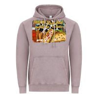 Vintage Zinc feed me street food and tell me im pretty Vintage Hoodie - RacoonDesign