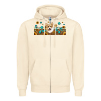 Western Corgi Dog Zipper Hoodie | Teevron