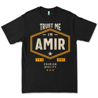 Black Amir Personalized Name Birthday Gift Premium Tee - artisFamous