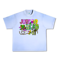 Grape Ice Just Bead it Urban Heavy Tee - CowhideDigitalArt