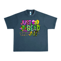 Midnight Navy Just Bead it Urban Heavy Tee - CowhideDigitalArt