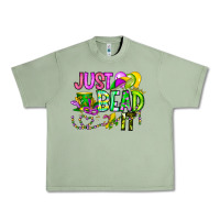 Oil Green Just Bead it Urban Heavy Tee - CowhideDigitalArt