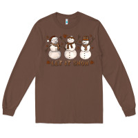 Chestnut Let It Snow Snowmen Long Sleeve Tee - LillyAllenDesigns