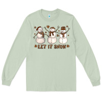 Matcha Let It Snow Snowmen Long Sleeve Tee - LillyAllenDesigns