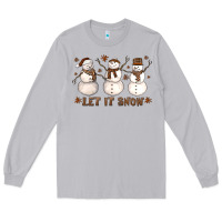 Moon Dust Let It Snow Snowmen Long Sleeve Tee - LillyAllenDesigns